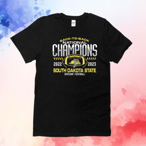 South Dakota State Jackrabbits Back-To-Back Fcs Football National Champions T-Shirt