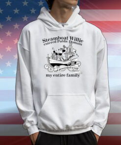Steamboat Willie Entered Public Domain T-Shirts