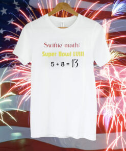 Swiftie Math Super Bowl LVIII T-Shirt