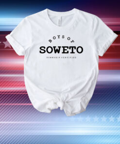 Thapelo Mokoena Wearing Boys Of Soweto Township Certified T-Shirt