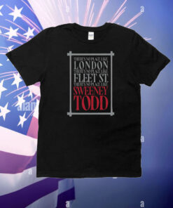 There’s No Place Like London There’s No Place Like Fleet St There’s No Place Like Sweeney Todd T-Shirt