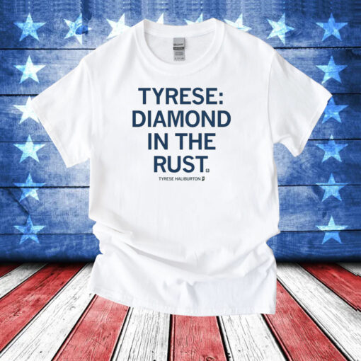 Tyrese Haliburton Diamond in the Rust Tee Shirts