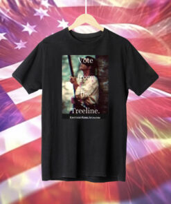 Vote From The Treeline Kentuckyrebelscum T-Shirt