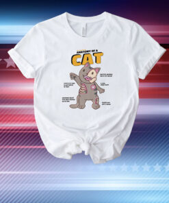 Yujinclothing Cat Anatomy T-Shirt