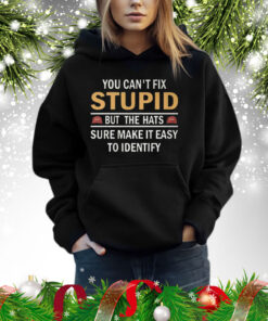 You Can’t Fix Stupid But The Hats Sure Make It Easy To Identify Hoodie