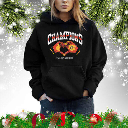 Champions Taylor Swift Version Kansas City Chiefs Hoodie