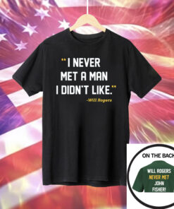 I Never Met A Man I Didn’t Like For Oakland Baseball Fans T-Shirt