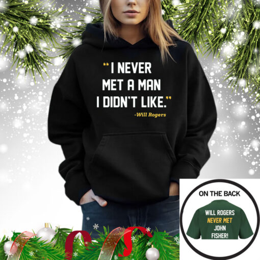 I Never Met A Man I Didn’t Like For Oakland Baseball Fans Hoodie