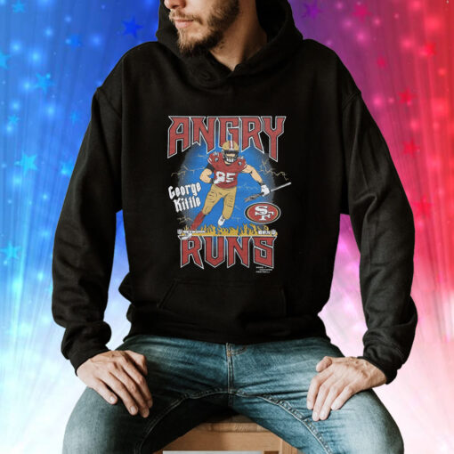 Angry Runs SF 49ers George Kittle Hoodie