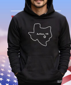 Autism Texas map T-shirt