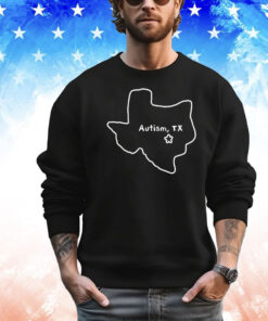 Autism Texas map T-shirt