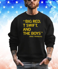 Big red t Swift and the boys Due Tranquill T-shirt