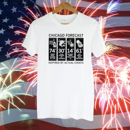 Chicago Forecast Inspired By Actual Events T-Shirt