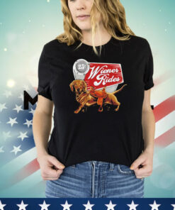 Dachshund wiener rides T-shirt