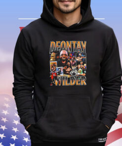 Deontay Wilder boxing graphic poster T-shirt