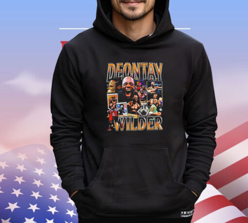 Deontay Wilder boxing graphic poster T-shirt