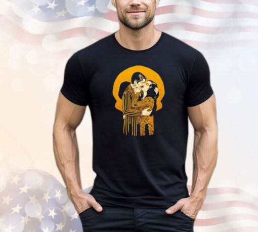 Gomez and Morticia Addams X Gustav Klimt’s The Kiss Tango De Amor T-shirt