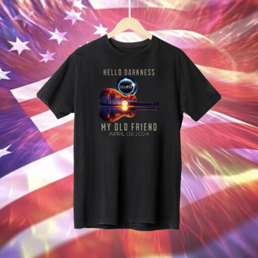 Hello Darkness My Old Friend Solar Eclipse April 2024 T-Shirt