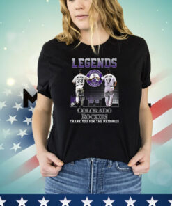 Legends Colorado Rockies Walker And Helton Thank You For The Memories Shirt