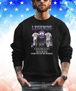 Legends Colorado Rockies Walker And Helton Thank You For The Memories Shirt