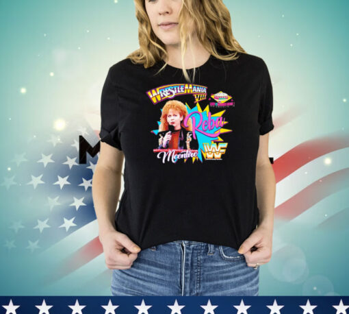 Reba Mania Super Bowl Wrestlemania VIII vintage T-shirt