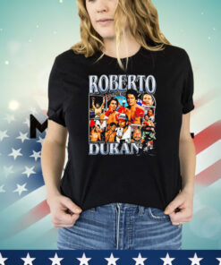 Roberto Duran boxing graphic poster T-shirt