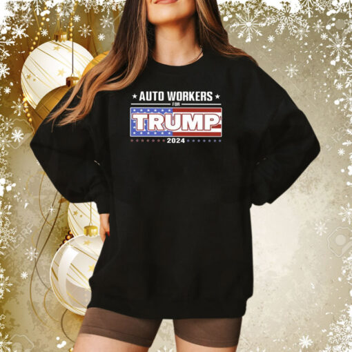 Simon Ateba Auto Workers For Trump 2024 Sweatshirt