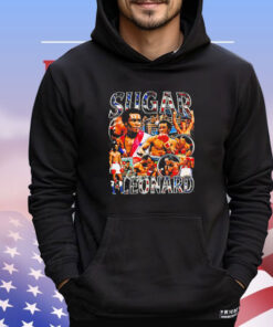 Sugar Ray Leonard boxing graphic poster T-shirt