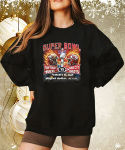 Super Bowl LVIII 49ers Vs Chiefs February 2024 Allegiant Stadium Las Vegas Sweatshirt