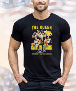 The Queen Caitlin Clark Ncaas Womens All-Time Leading Scorer Shirt