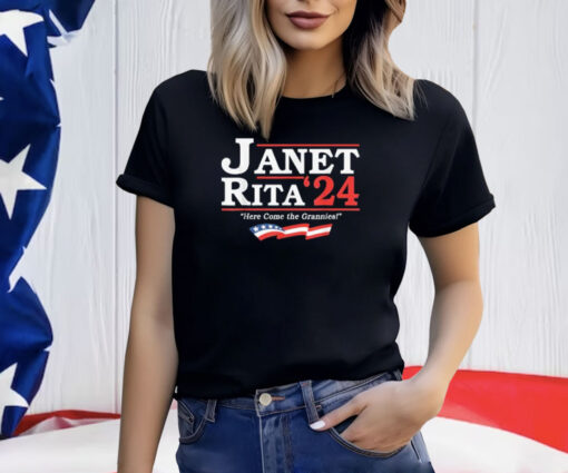 Janet and Rita 2024 Here Come the Grannies T-Shirt