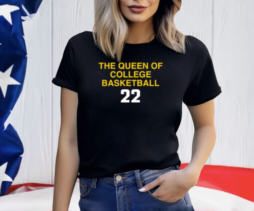 Caitlin Clark The Queen Of College Basketball 22 Shirt