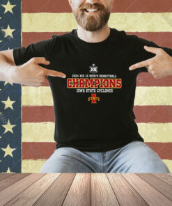 2024 Big 12 Men’s Basketball Tournament Champions Iowa State Cyclones T-Shirt