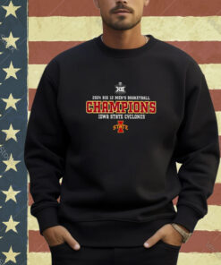 2024 Big 12 Men’s Basketball Tournament Champions Iowa State Cyclones T-Shirt