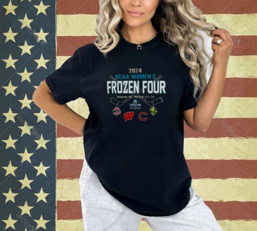 2024 NCAA Women’s Frozen Four Durham, NH March 22 & 24 T-Shirt