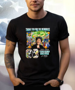 Akira Toriyama Thank You For The Memories Signature Shirt