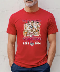 Ohio State Buckeyes B1g Champions Regular Season 2023-2024 T-Shirt