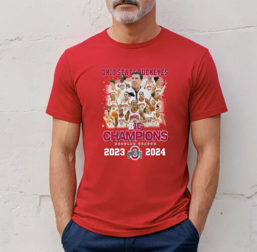 Ohio State Buckeyes B1g Champions Regular Season 2023-2024 T-Shirt