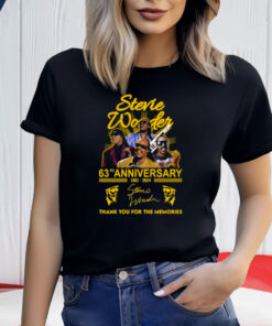 Stevie Wonder 63rd Anniversary 1961-2024 Thank You For The Memories Shirt
