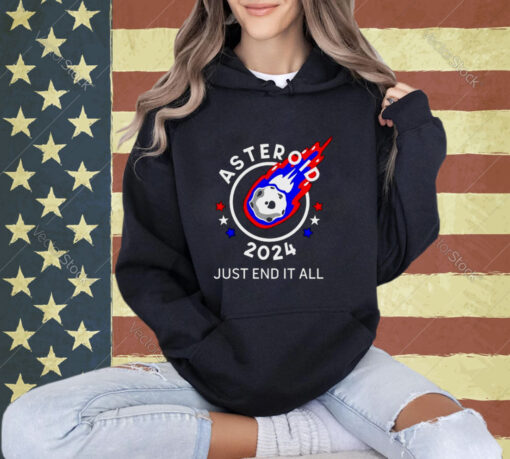 Asteroid 2024 Just End It All T-Shirt