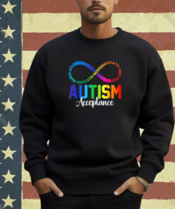 Autism Awareness Acceptance Shirt Infinity Symbol Men Women T-Shirt
