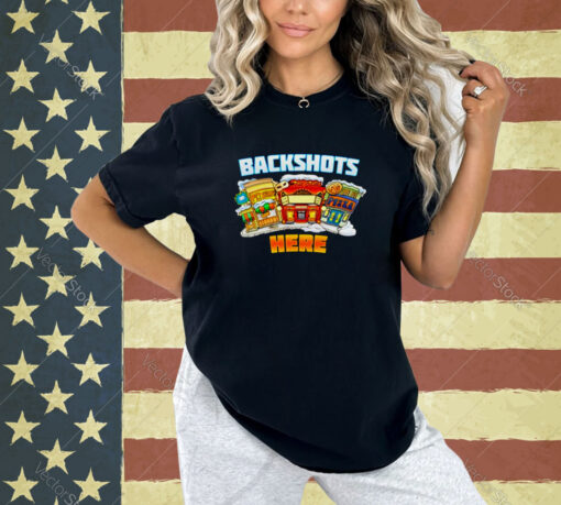 Backshots here club penguin T-shirt