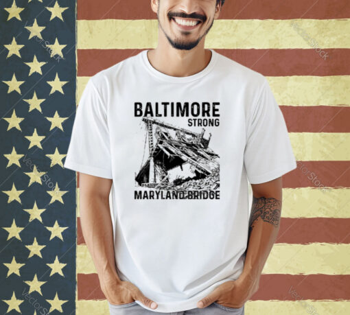 Baltimore Strong Maryland Bridge Vintage T-shirt