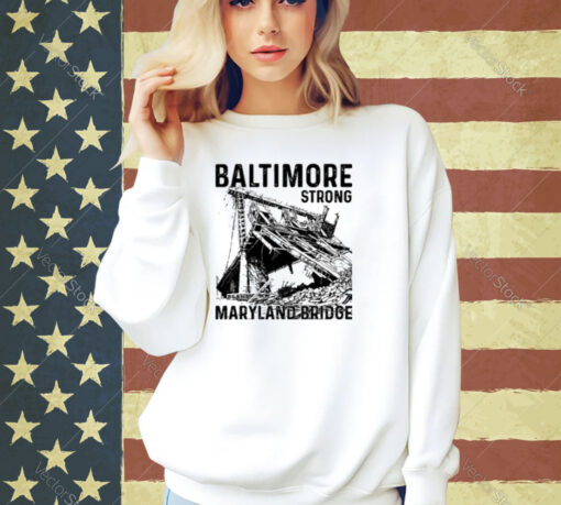 Baltimore Strong Maryland Bridge Vintage T-shirt