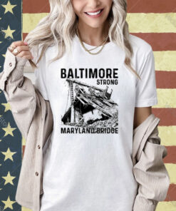 Baltimore Strong Maryland Bridge Vintage T-shirt