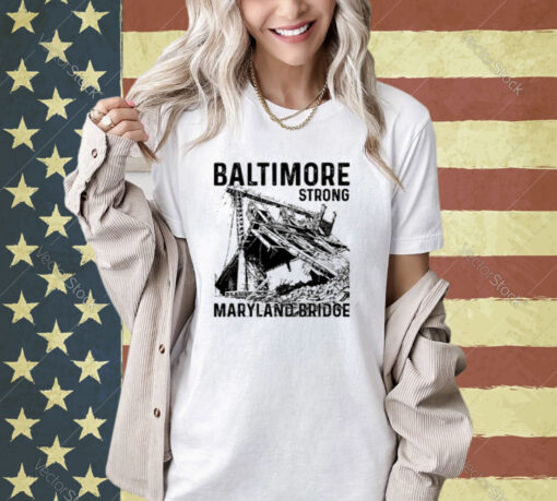 Baltimore Strong Maryland Bridge Vintage T-shirt