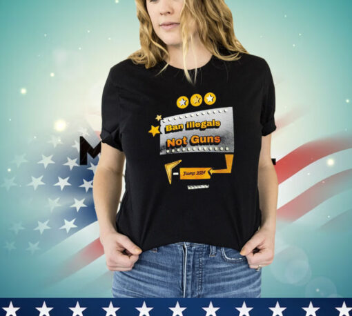 Ban Illegals Not Guns Trump 2024 Shirt