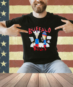 Beavis and Butt-Head X Buffalo Bills Kick But T-shirt