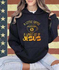 Best Jesus Design For Men Women Christian Coffee Lover T-Shirt