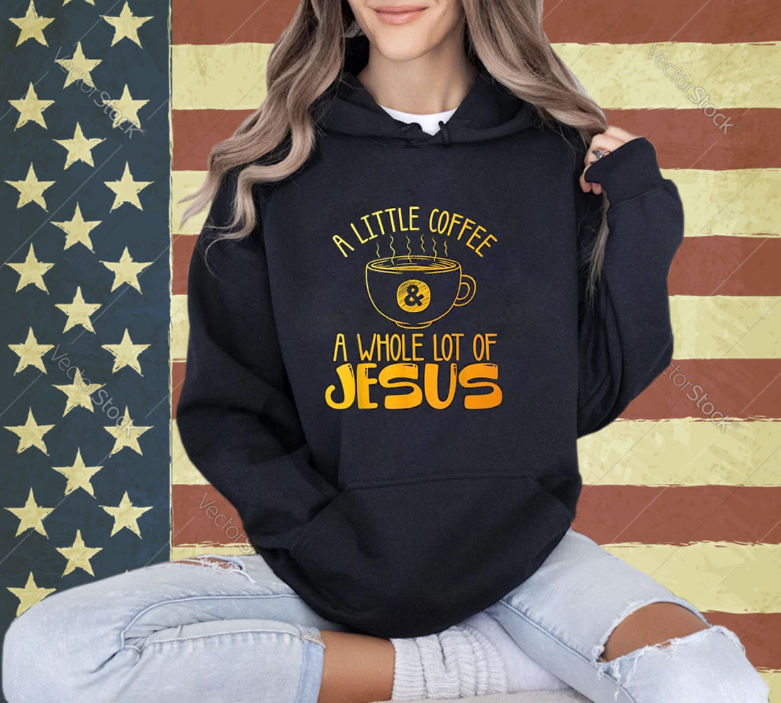 Best Jesus Design For Men Women Christian Coffee Lover T-Shirt